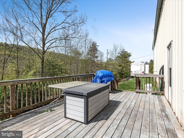 view of deck