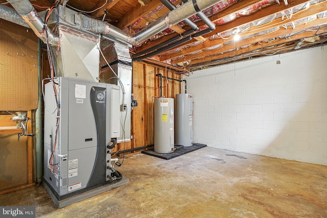 6611 Jupiter Dr, Huntingtown, MD 20639 - interior space featuring electric water heater