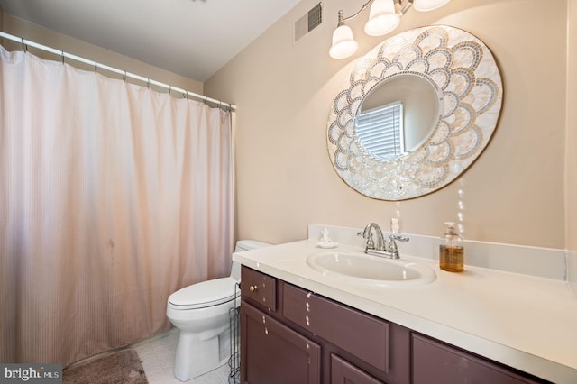 55 E Harrison Rd E Unit 55, West Chester, PA 19380 - bathroom with vanity, tile patterned floors, and curtained shower