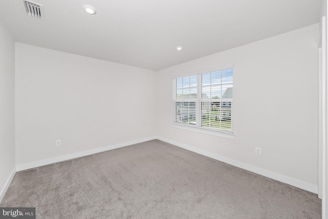 147 Parker Dr, Middletown, DE 19709 - carpeted spare room with baseboards, recessed lighting, and visible vents