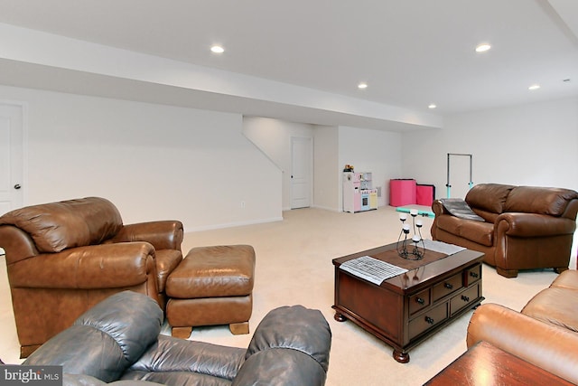 108 Chimney Swift Rd, Fredericksburg, VA 22406 - living room with light colored carpet and recessed lighting
