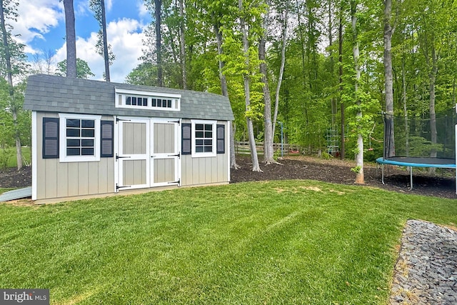 108 Chimney Swift Rd, Fredericksburg, VA 22406 - view of shed with a trampoline