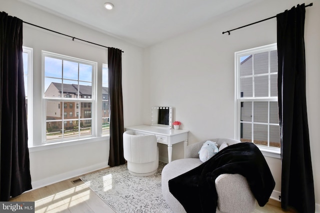 14030 Sunrise Valley Dr, Herndon, VA 20171 - interior space with wood finished floors, a healthy amount of sunlight, recessed lighting, and baseboards
