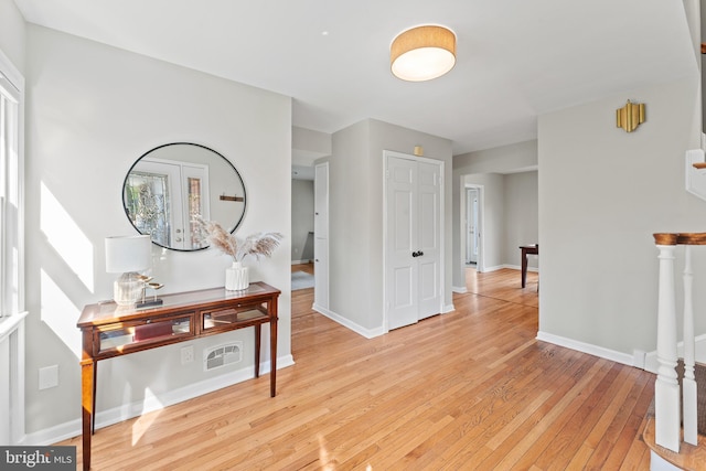 610 Valley Brook Dr, Silver Spring, MD 20904 - hall with baseboards and light wood-type flooring