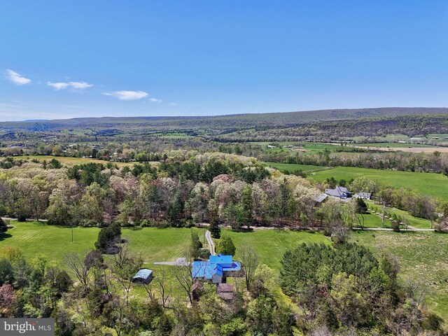 view of rural area