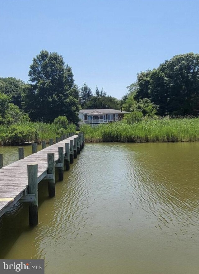 36026 Bay Dr, Chaptico, MD 20621 - dock area with a water view