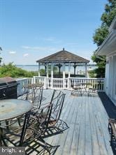 36026 Bay Dr, Chaptico, MD 20621 - view of wooden terrace