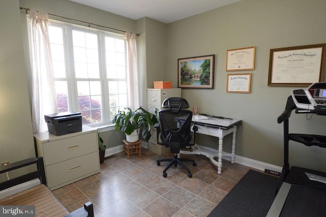 2350 Josie Ln, Harleysville, PA 19438 - office featuring baseboards and plenty of natural light