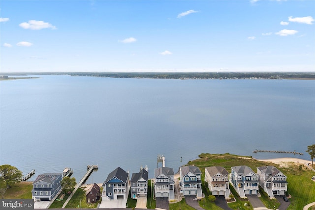 29710 Seagrass Ct, Dagsboro, DE 19939 - birds eye view of property with a water view and a residential view