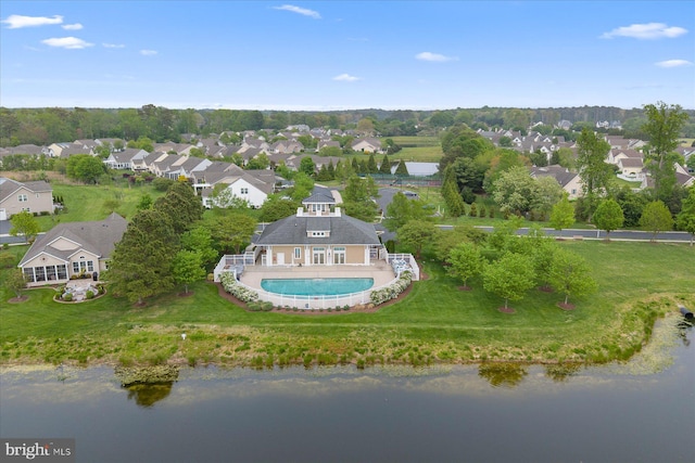 29710 Seagrass Ct, Dagsboro, DE 19939 - bird's eye view featuring a water view and a residential view