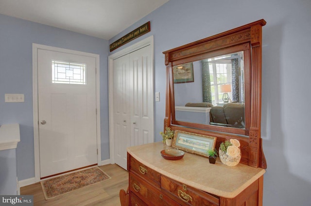 230 Meadowcreek Dr N, Chambersburg, PA 17202 - entrance foyer with light wood-type flooring and baseboards