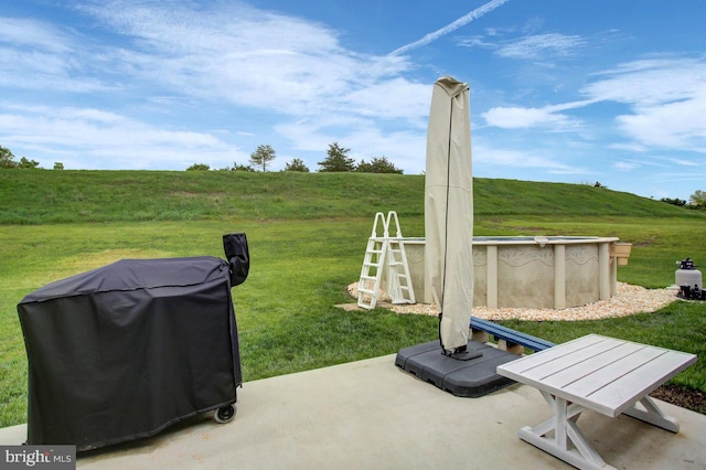 230 Meadowcreek Dr N, Chambersburg, PA 17202 - view of patio with a rural view and grilling area