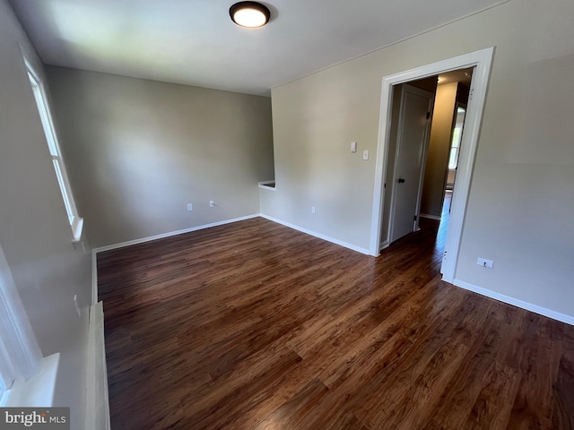 28 Wenner Dr, Brunswick, MD 21716 - unfurnished room featuring baseboards and dark wood finished floors