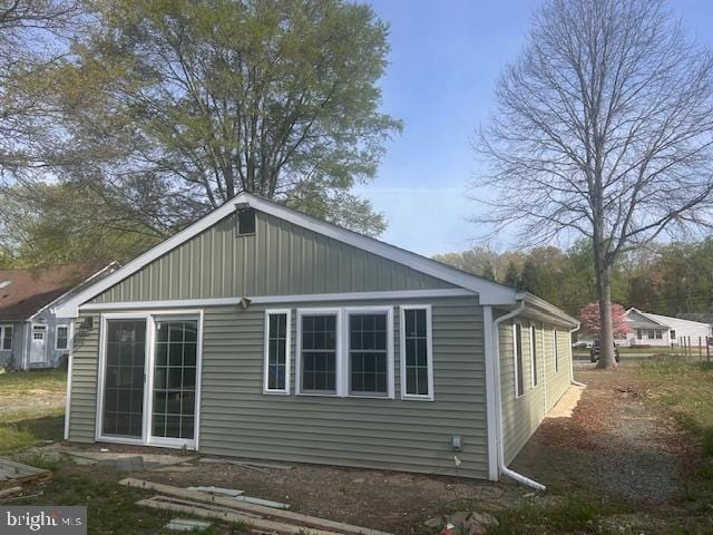 view of rear view of property