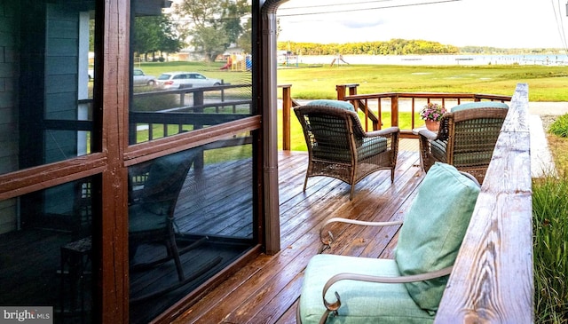 3734 1st Ave, Edgewater, MD 21037 - wooden terrace featuring a yard