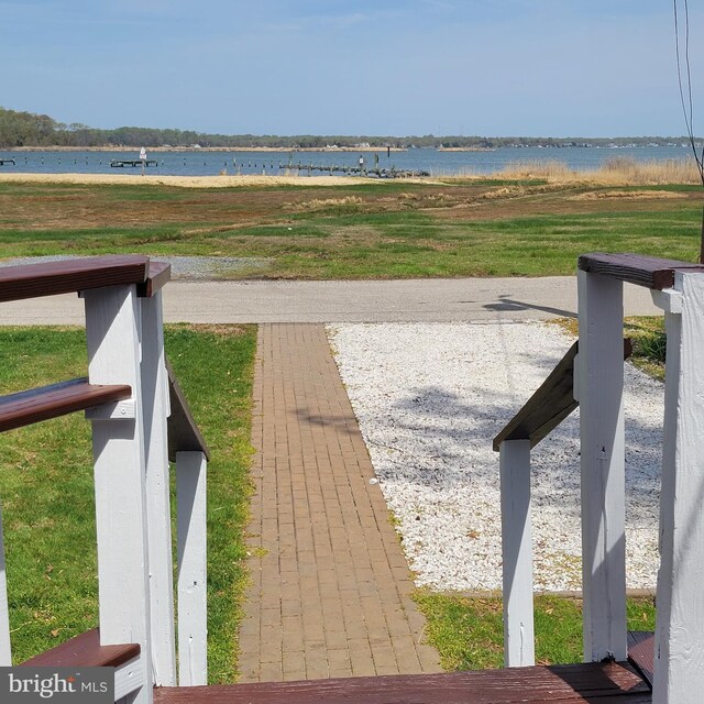 3734 1st Ave, Edgewater, MD 21037 - exterior space with a water view