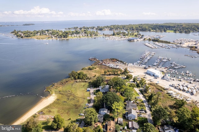 3734 1st Ave, Edgewater, MD 21037 - aerial view featuring a water view