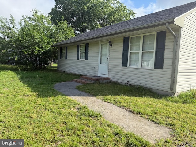 8135 Burnt Branch Dr, Salisbury, MD 21801 - view of front of house featuring a front lawn and roof with shingles