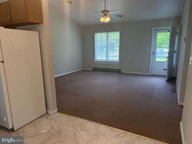 8135 Burnt Branch Dr, Salisbury, MD 21801 - spare room with light colored carpet, plenty of natural light, and ceiling fan