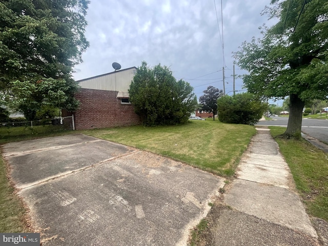 view of yard