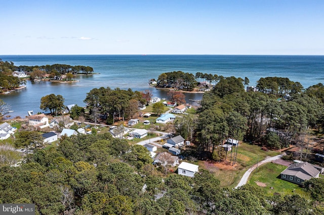 33 Douglas St, Reedville, VA 22539 - bird's eye view with a residential view and a water view