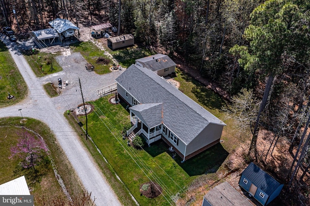 33 Douglas St, Reedville, VA 22539 - birds eye view of property