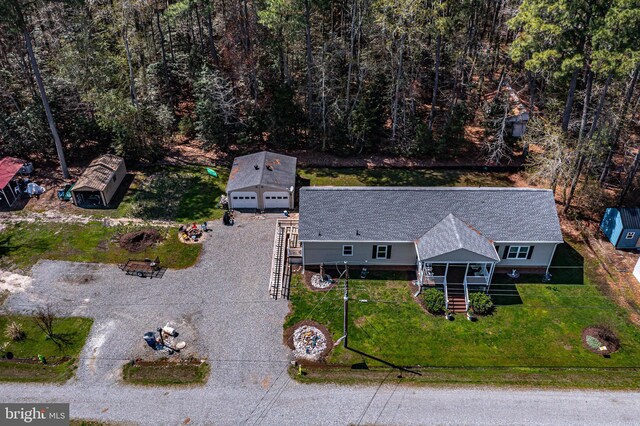 33 Douglas St, Reedville, VA 22539 - drone / aerial view