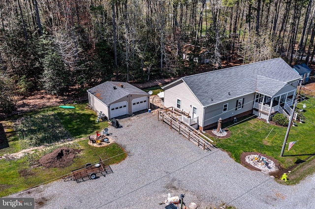33 Douglas St, Reedville, VA 22539 - drone / aerial view