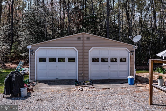 33 Douglas St, Reedville, VA 22539 - view of detached garage
