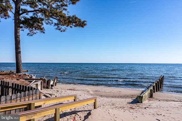 33 Douglas St, Reedville, VA 22539 - view of water feature featuring a beach view
