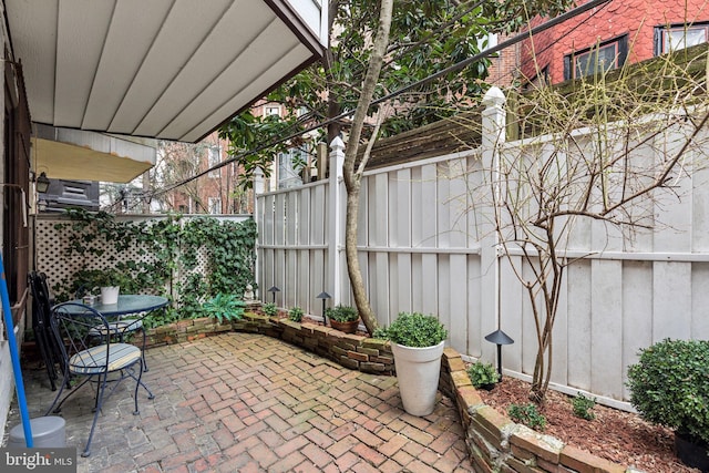 2217 Locust St, Philadelphia, PA 19103 - view of patio with fence