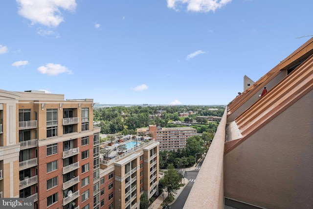 1301 N Courthouse Rd Unit 1812, Arlington, VA 22201 - view of balcony