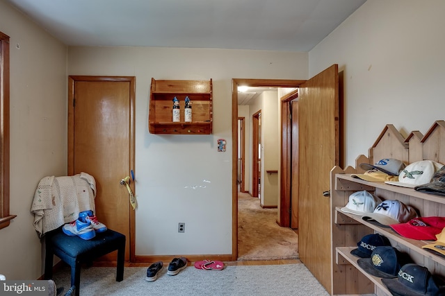 121 E Lafayette Ave, Magnolia, NJ 08049 - hallway with carpet floors