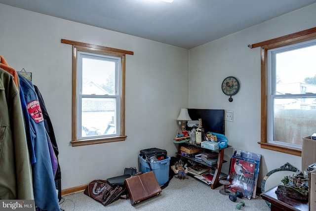 121 E Lafayette Ave, Magnolia, NJ 08049 - miscellaneous room featuring carpet floors and plenty of natural light