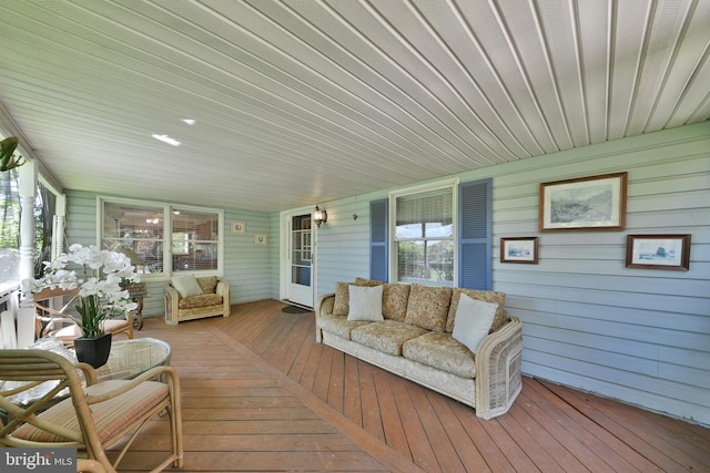 3703 Spruce St, Bristol, PA 19007 - wooden terrace with a porch
