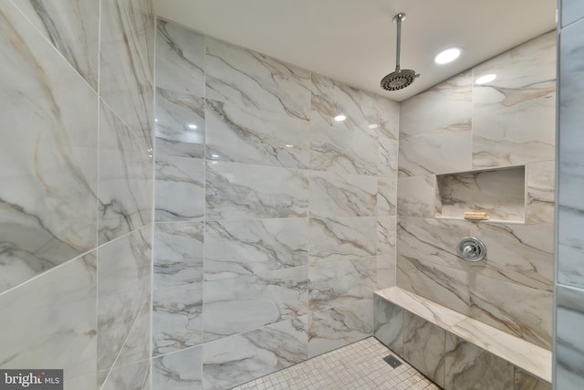 3703 Spruce St, Bristol, PA 19007 - full bath with tiled shower
