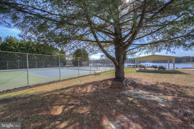 5 Cornwallis Cv, Ruther Glen, VA 22546 - view of tennis court with fence