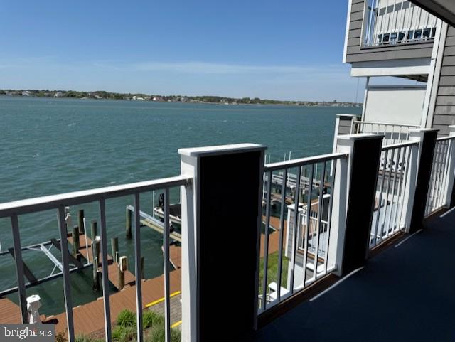 423 14th St Unit 205K, Ocean City, MD 21842 - balcony with a water view