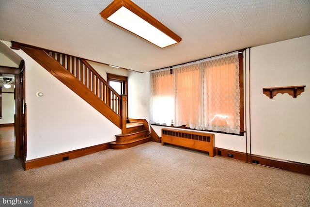 133 Main St, East Greenville, PA 18041 - interior space with radiator, carpet, and baseboards