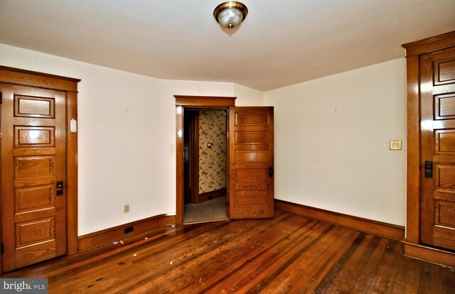 133 Main St, East Greenville, PA 18041 - unfurnished room featuring baseboards and dark wood-style floors