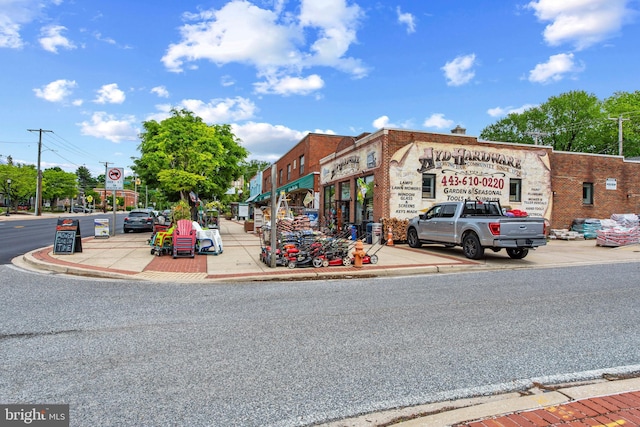 view of commercial property