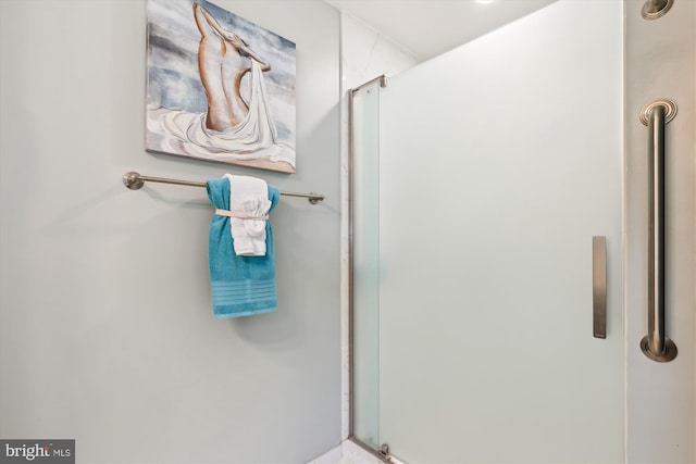 full bathroom with a stall shower