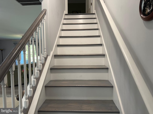 14273 Brandy Ln, Georgetown, DE 19947 - stairway with wood finished floors