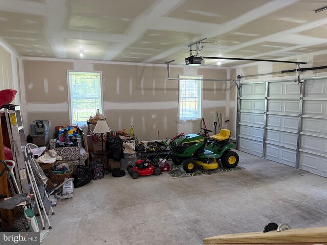 14273 Brandy Ln, Georgetown, DE 19947 - garage featuring a garage door opener