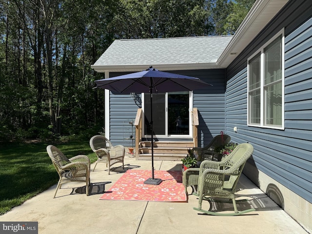 14273 Brandy Ln, Georgetown, DE 19947 - view of patio / terrace with entry steps