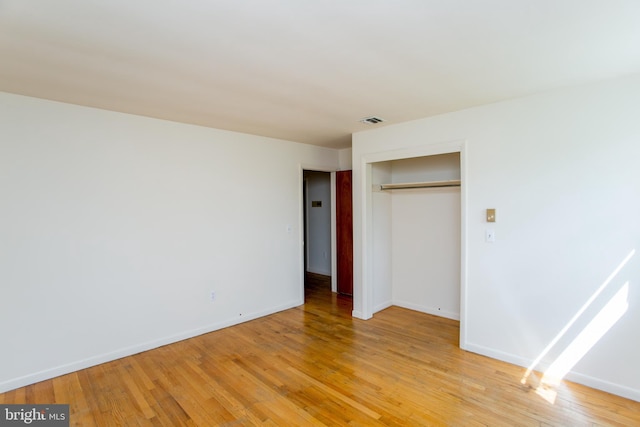 2500 Eberhart Rd, Quakertown, PA 18951 - unfurnished bedroom with light wood-style floors, baseboards, and visible vents