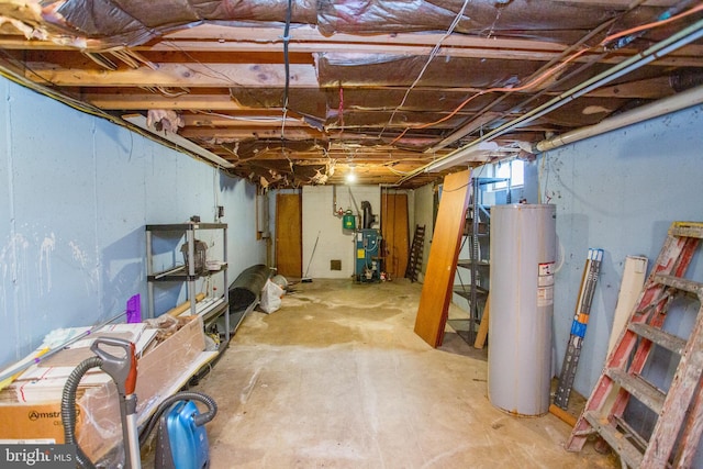 2500 Eberhart Rd, Quakertown, PA 18951 - below grade area featuring heat pump water heater and gas water heater