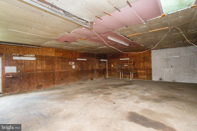2500 Eberhart Rd, Quakertown, PA 18951 - garage featuring wooden walls