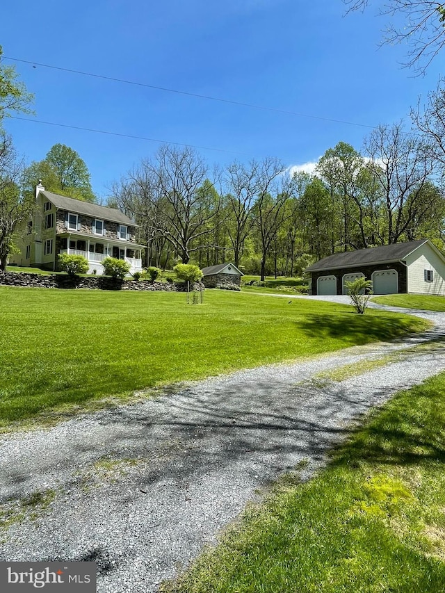 10433 Grindstone Run Rd, Myersville, MD 21773 - view of dirt / gravel driveway