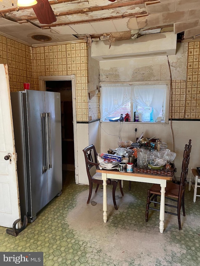 45 W Essex Ave, Lansdowne, PA 19050 - dining room featuring tile patterned floors